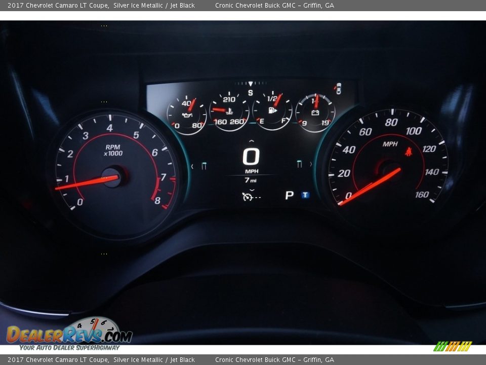 2017 Chevrolet Camaro LT Coupe Silver Ice Metallic / Jet Black Photo #13