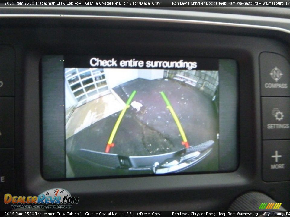 2016 Ram 2500 Tradesman Crew Cab 4x4 Granite Crystal Metallic / Black/Diesel Gray Photo #17