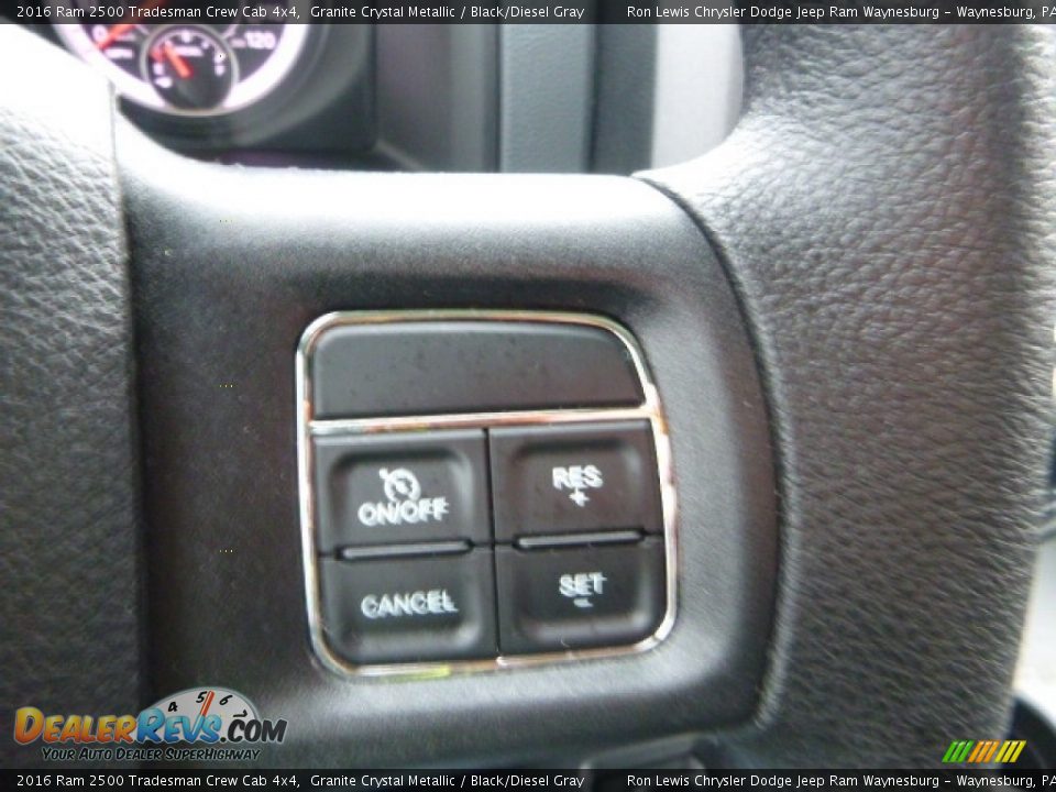 2016 Ram 2500 Tradesman Crew Cab 4x4 Granite Crystal Metallic / Black/Diesel Gray Photo #19