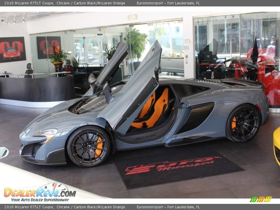 2016 McLaren 675LT Coupe Chicane / Carbon Black/McLaren Orange Photo #12