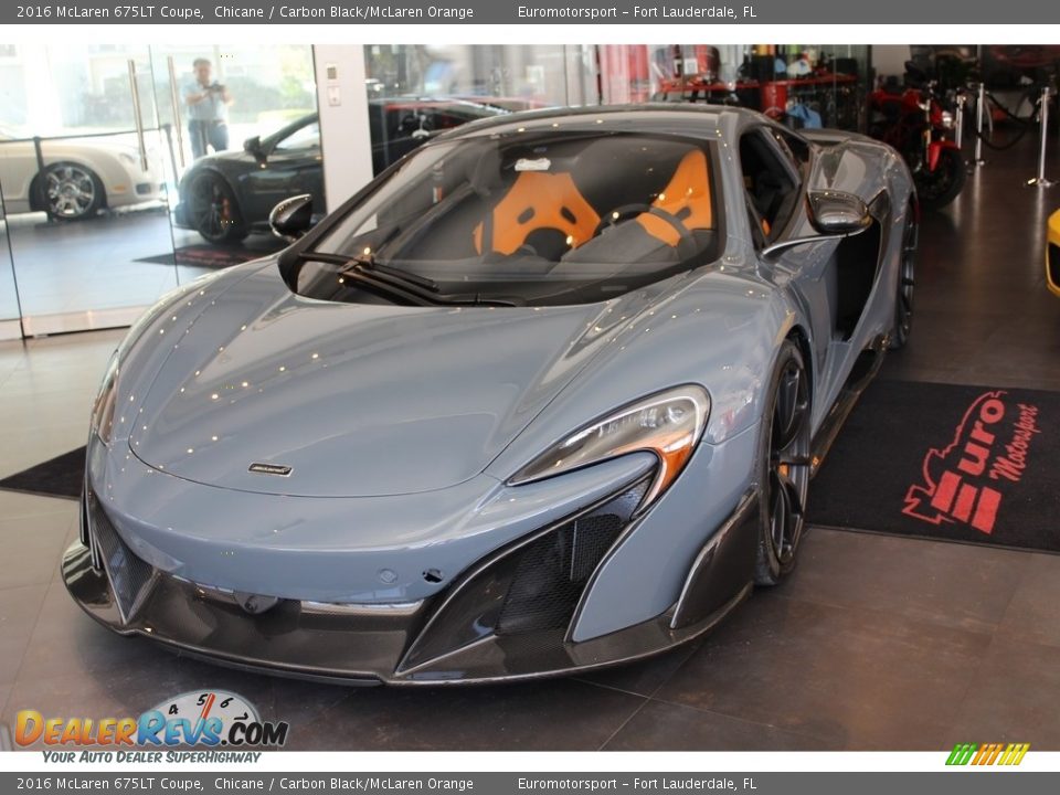 2016 McLaren 675LT Coupe Chicane / Carbon Black/McLaren Orange Photo #15
