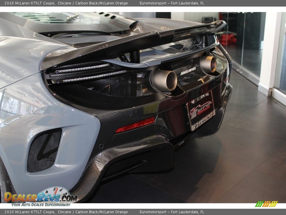 2016 McLaren 675LT Coupe Chicane / Carbon Black/McLaren Orange Photo #21