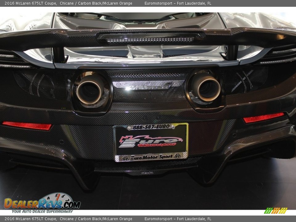 2016 McLaren 675LT Coupe Chicane / Carbon Black/McLaren Orange Photo #22