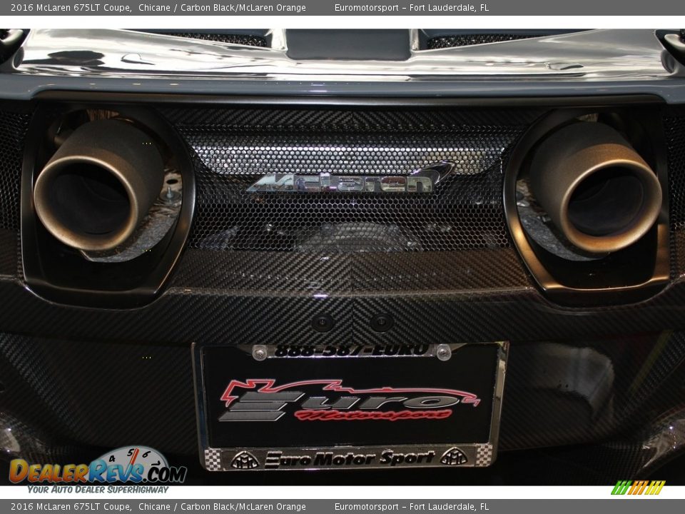 2016 McLaren 675LT Coupe Chicane / Carbon Black/McLaren Orange Photo #23