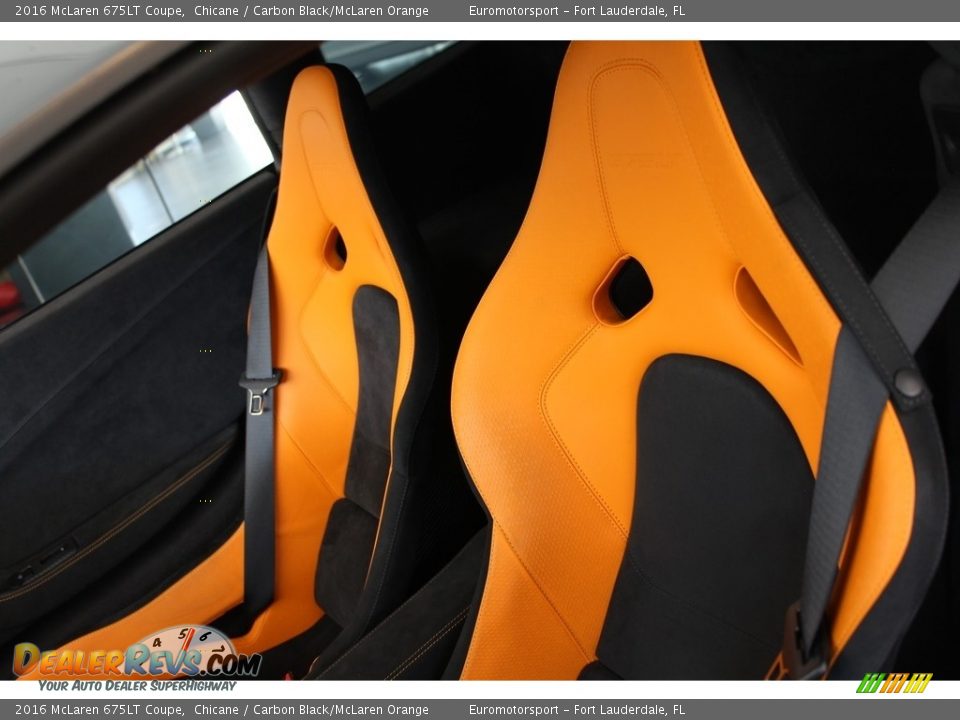 2016 McLaren 675LT Coupe Chicane / Carbon Black/McLaren Orange Photo #39