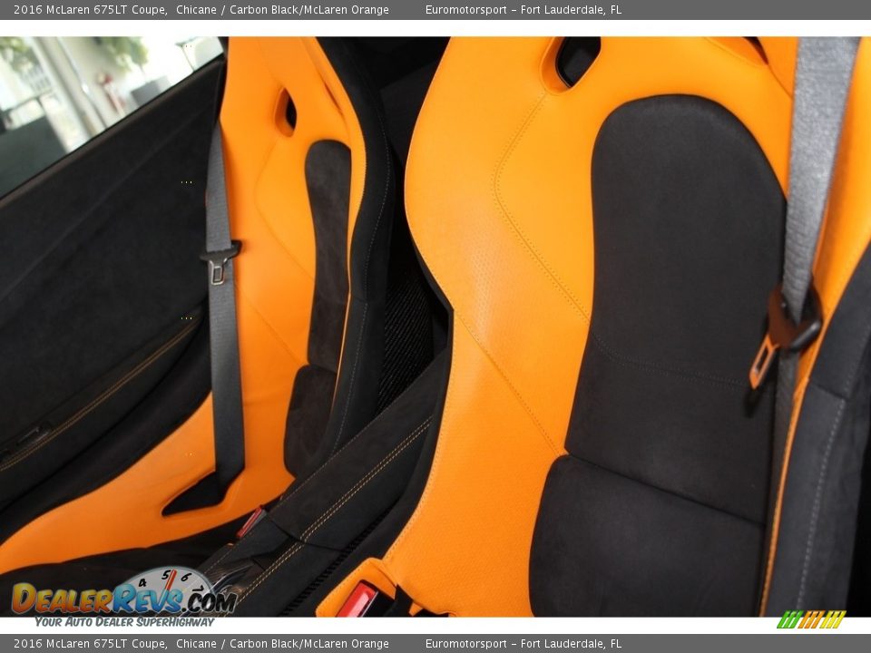 2016 McLaren 675LT Coupe Chicane / Carbon Black/McLaren Orange Photo #40