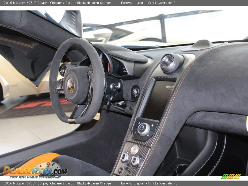 Dashboard of 2016 McLaren 675LT Coupe Photo #45