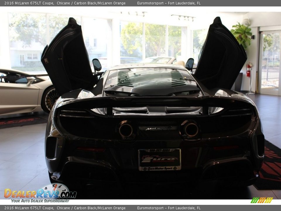 2016 McLaren 675LT Coupe Chicane / Carbon Black/McLaren Orange Photo #48