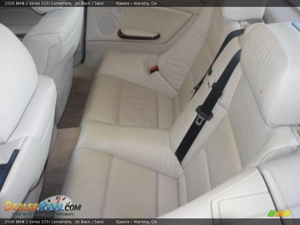 2006 BMW 3 Series 325i Convertible Jet Black / Sand Photo #9