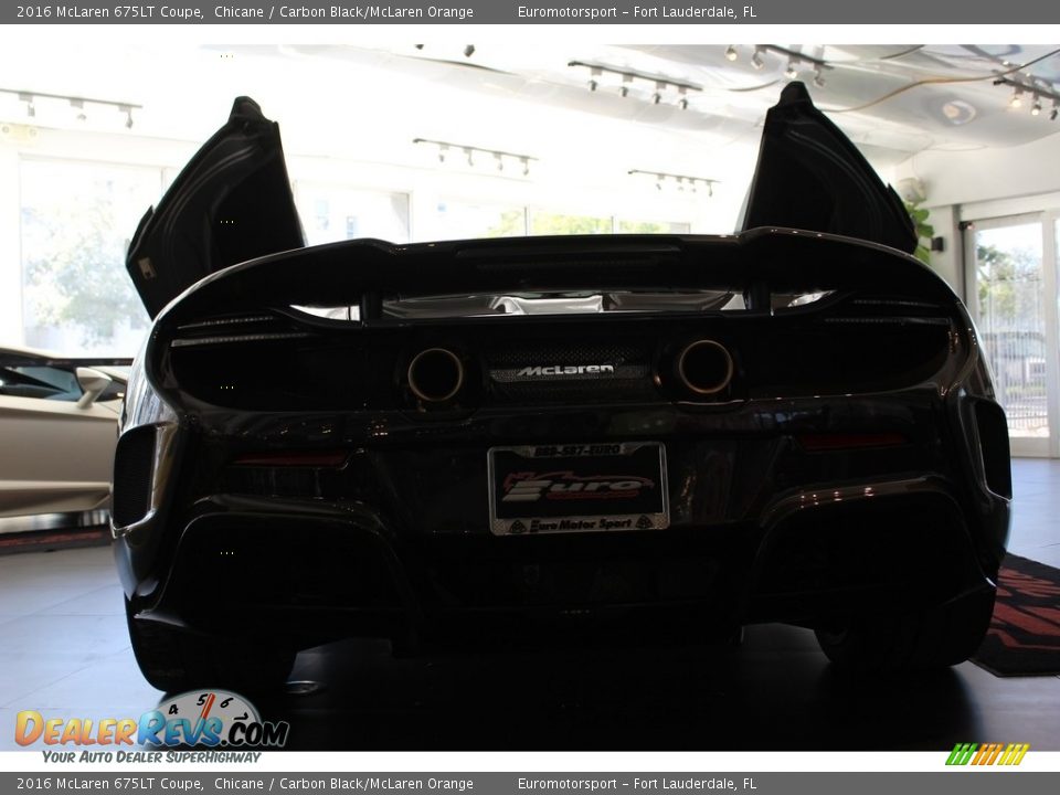 2016 McLaren 675LT Coupe Chicane / Carbon Black/McLaren Orange Photo #49