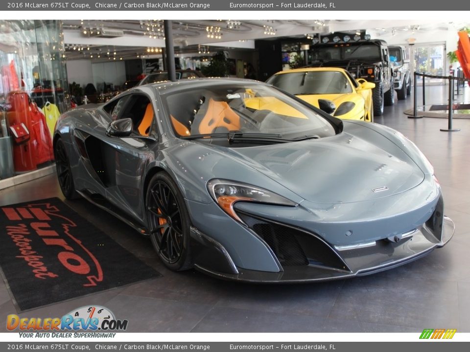 2016 McLaren 675LT Coupe Chicane / Carbon Black/McLaren Orange Photo #52