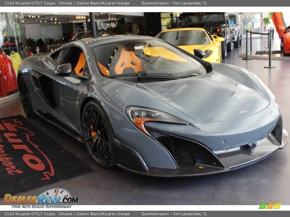 2016 McLaren 675LT Coupe Chicane / Carbon Black/McLaren Orange Photo #53