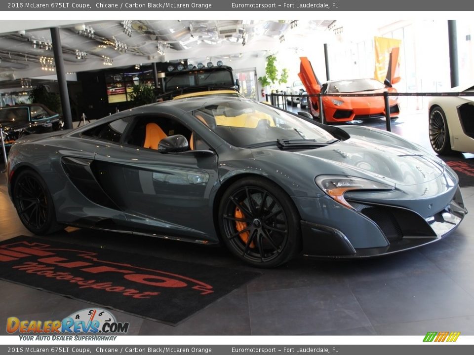 2016 McLaren 675LT Coupe Chicane / Carbon Black/McLaren Orange Photo #54