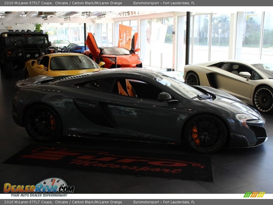 2016 McLaren 675LT Coupe Chicane / Carbon Black/McLaren Orange Photo #56