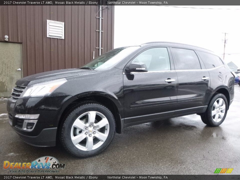 2017 Chevrolet Traverse LT AWD Mosaic Black Metallic / Ebony Photo #1