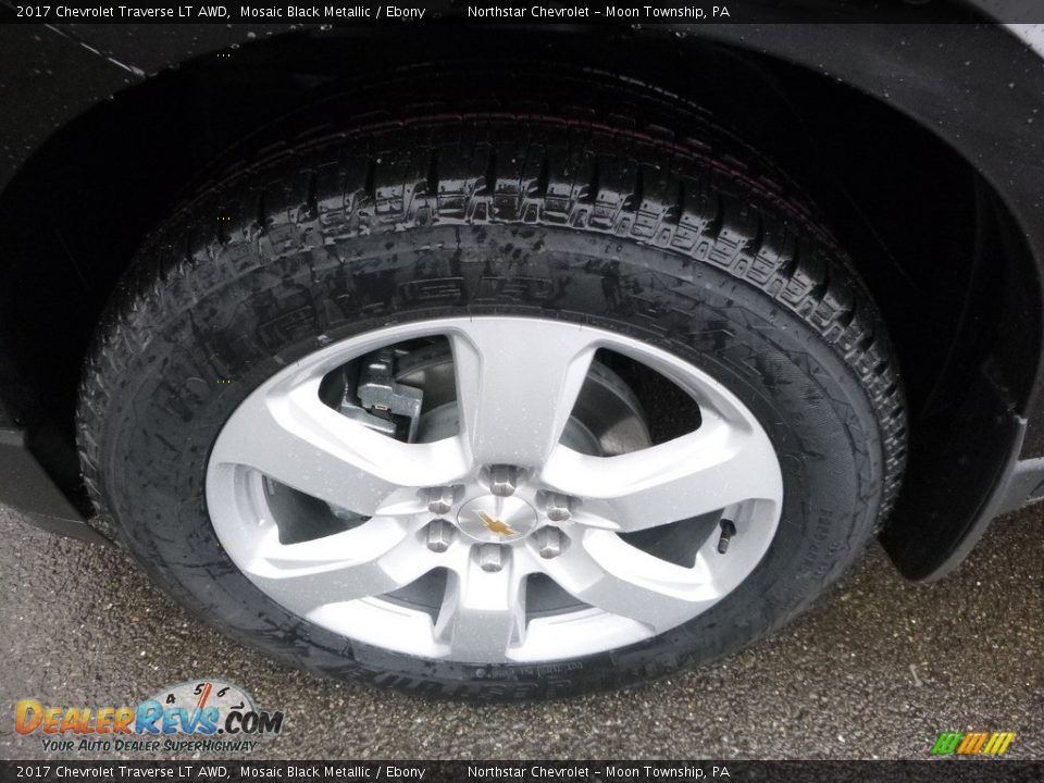 2017 Chevrolet Traverse LT AWD Mosaic Black Metallic / Ebony Photo #9