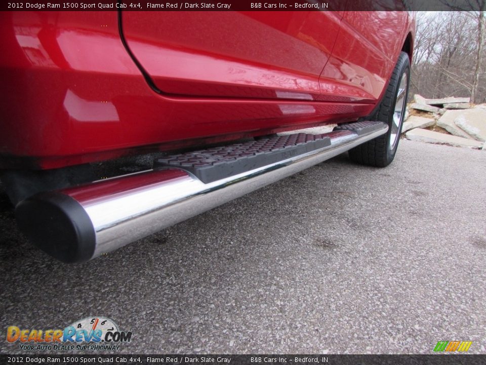 2012 Dodge Ram 1500 Sport Quad Cab 4x4 Flame Red / Dark Slate Gray Photo #13