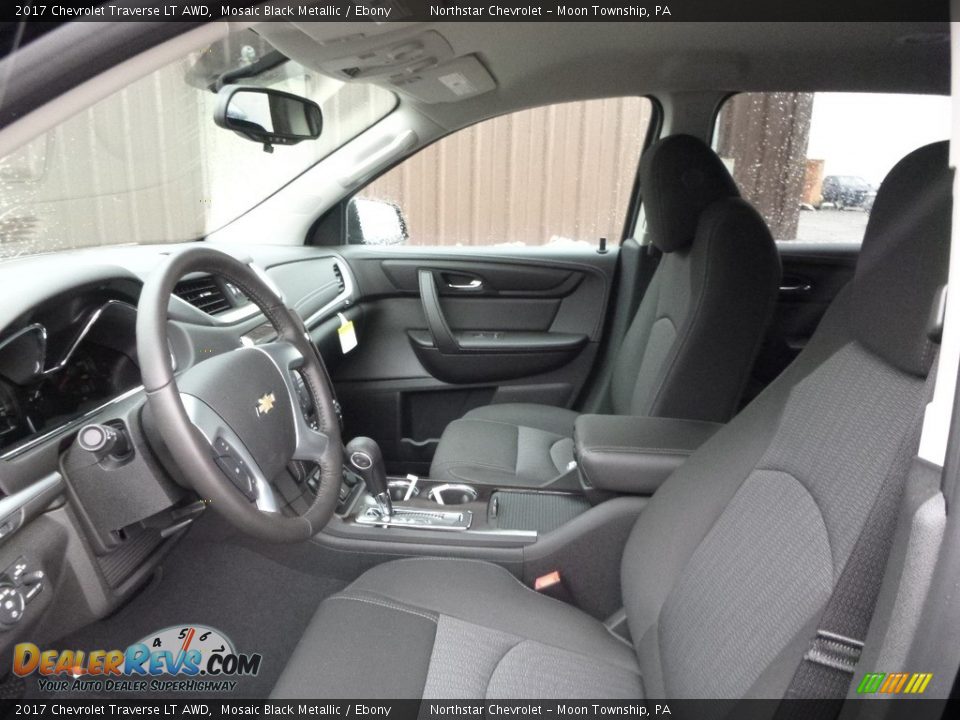 2017 Chevrolet Traverse LT AWD Mosaic Black Metallic / Ebony Photo #10