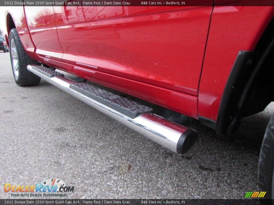 2012 Dodge Ram 1500 Sport Quad Cab 4x4 Flame Red / Dark Slate Gray Photo #14