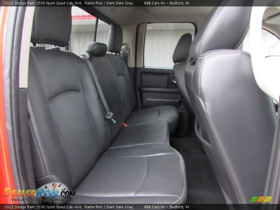 2012 Dodge Ram 1500 Sport Quad Cab 4x4 Flame Red / Dark Slate Gray Photo #16