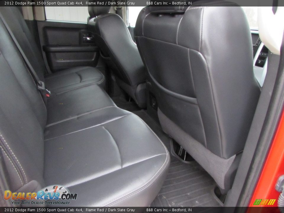 2012 Dodge Ram 1500 Sport Quad Cab 4x4 Flame Red / Dark Slate Gray Photo #17