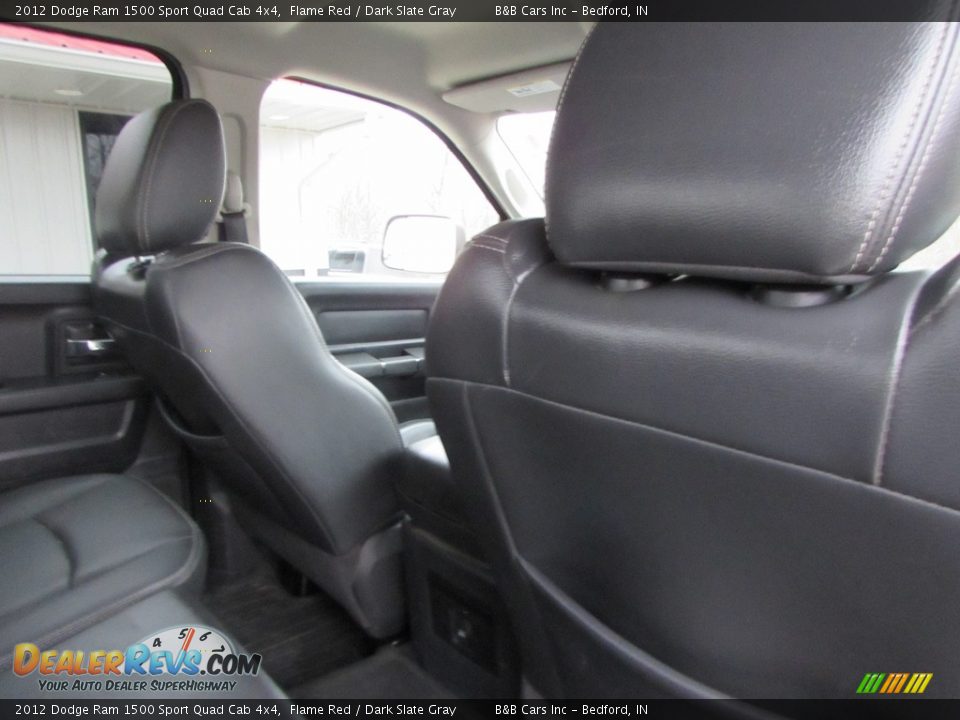 2012 Dodge Ram 1500 Sport Quad Cab 4x4 Flame Red / Dark Slate Gray Photo #18