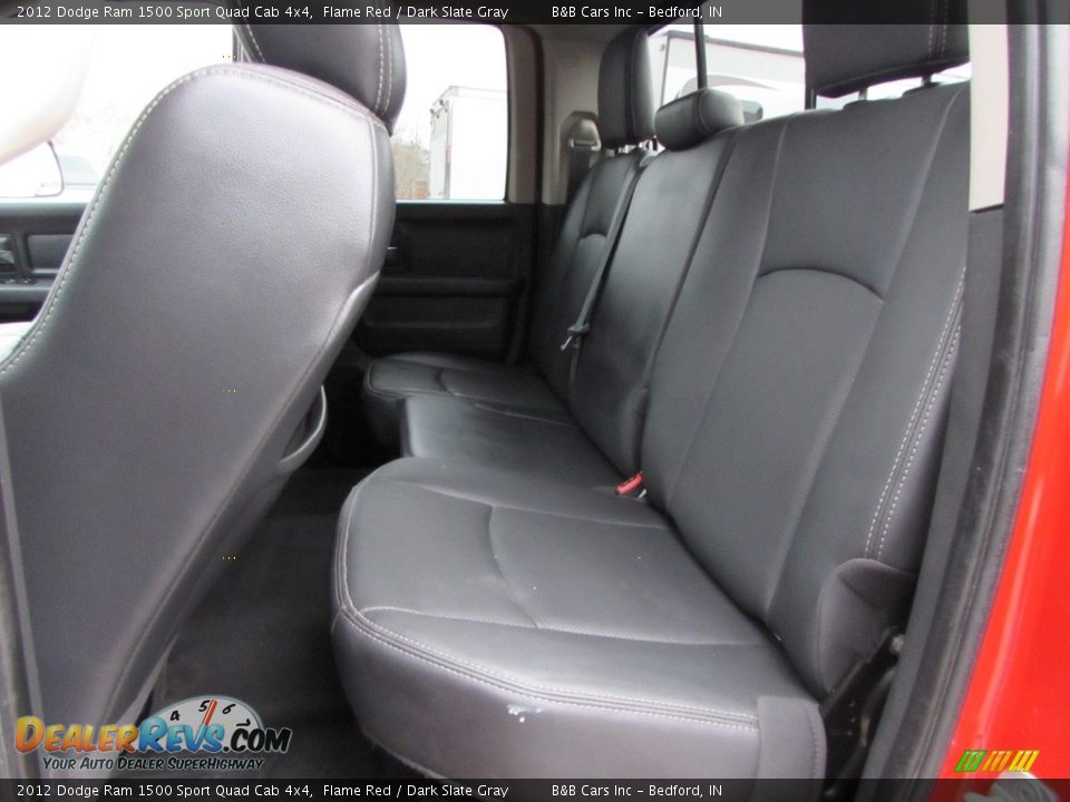 2012 Dodge Ram 1500 Sport Quad Cab 4x4 Flame Red / Dark Slate Gray Photo #19