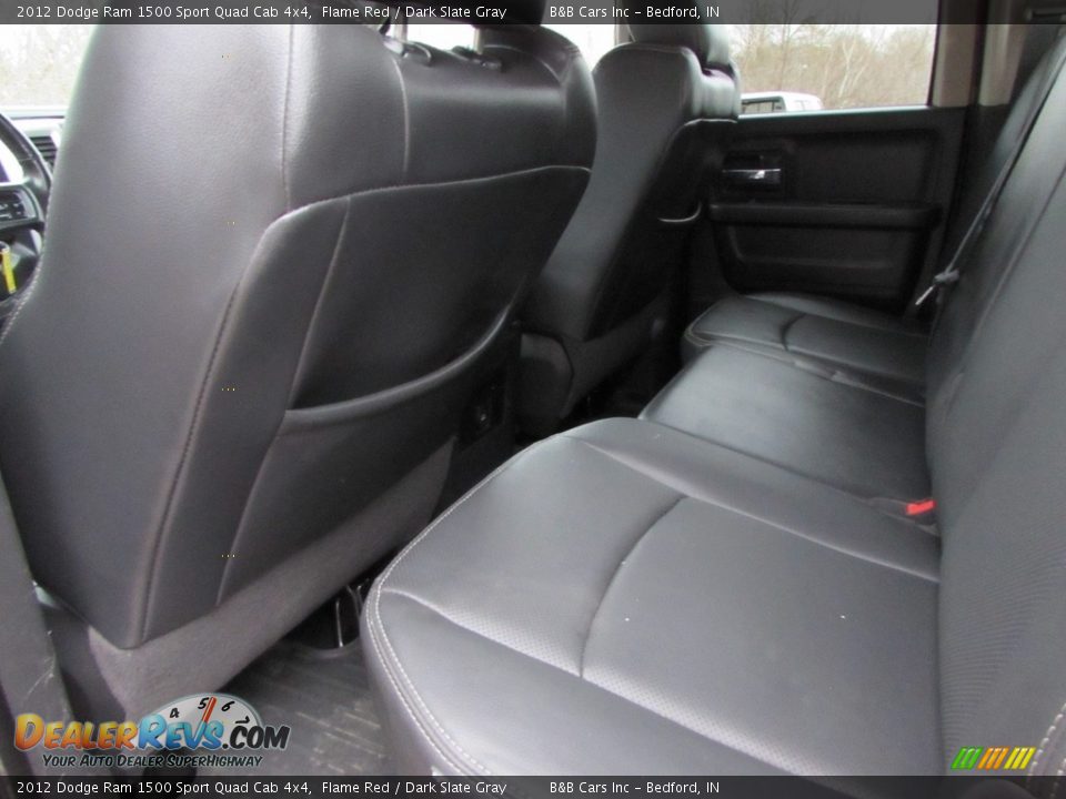 2012 Dodge Ram 1500 Sport Quad Cab 4x4 Flame Red / Dark Slate Gray Photo #20