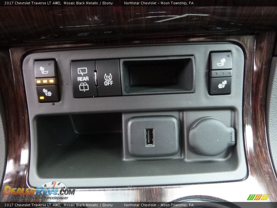 2017 Chevrolet Traverse LT AWD Mosaic Black Metallic / Ebony Photo #19