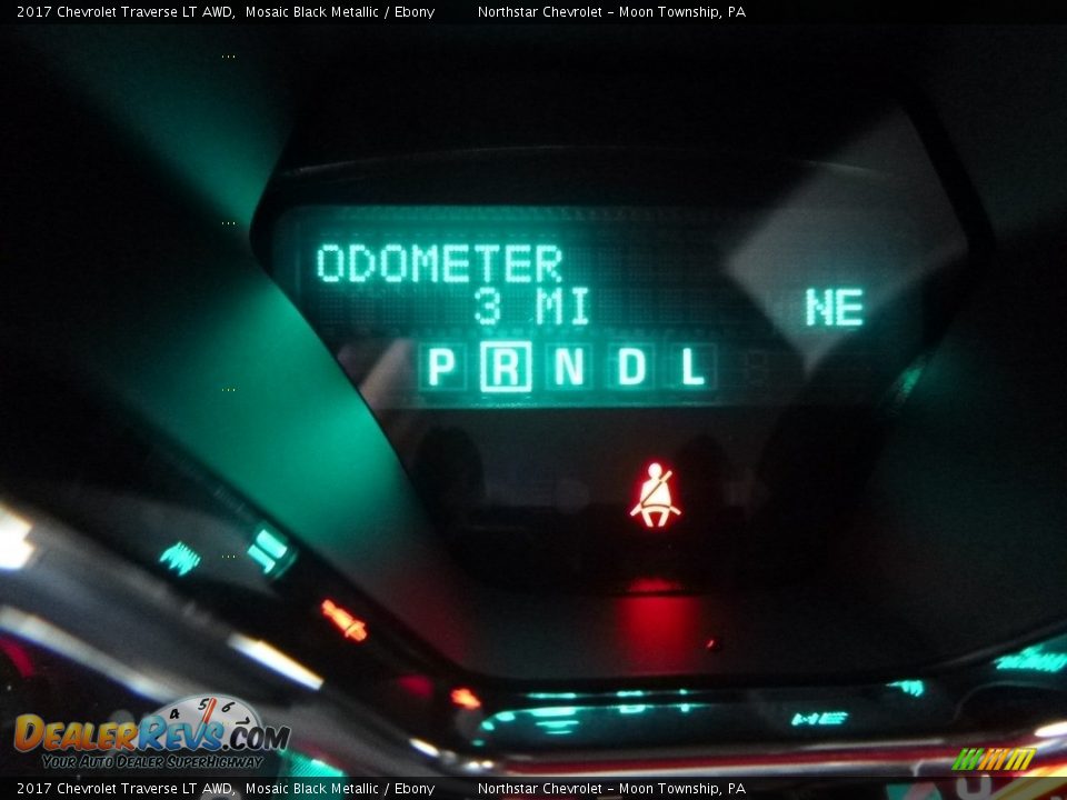 2017 Chevrolet Traverse LT AWD Mosaic Black Metallic / Ebony Photo #20