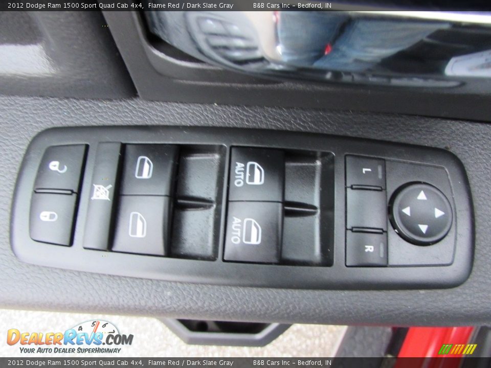 2012 Dodge Ram 1500 Sport Quad Cab 4x4 Flame Red / Dark Slate Gray Photo #24