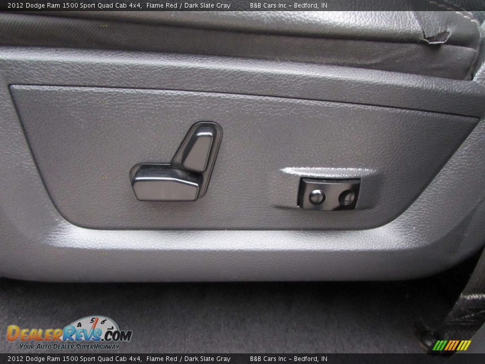 2012 Dodge Ram 1500 Sport Quad Cab 4x4 Flame Red / Dark Slate Gray Photo #28