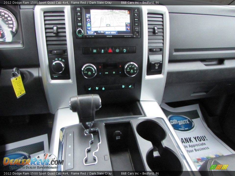2012 Dodge Ram 1500 Sport Quad Cab 4x4 Flame Red / Dark Slate Gray Photo #33