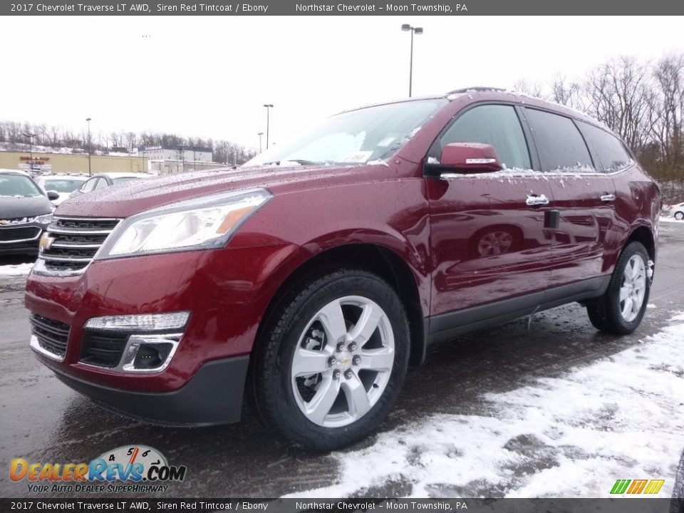 2017 Chevrolet Traverse LT AWD Siren Red Tintcoat / Ebony Photo #1