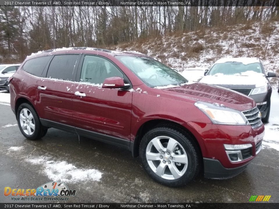2017 Chevrolet Traverse LT AWD Siren Red Tintcoat / Ebony Photo #3