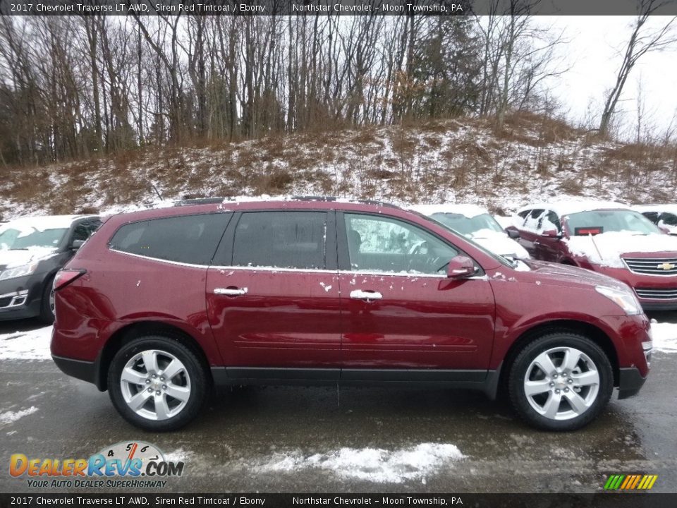 2017 Chevrolet Traverse LT AWD Siren Red Tintcoat / Ebony Photo #4