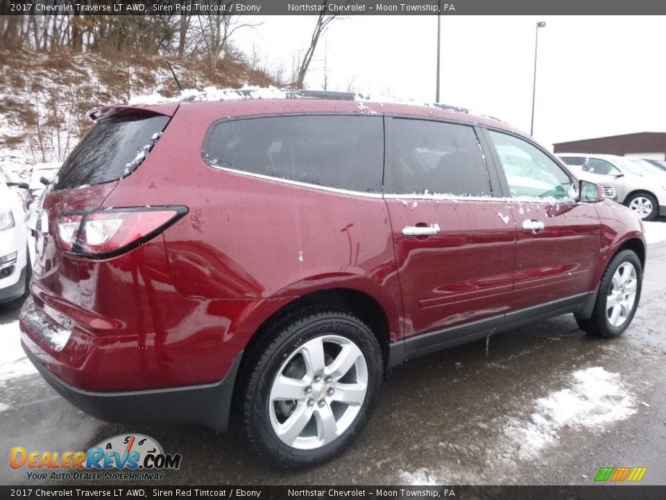 2017 Chevrolet Traverse LT AWD Siren Red Tintcoat / Ebony Photo #5