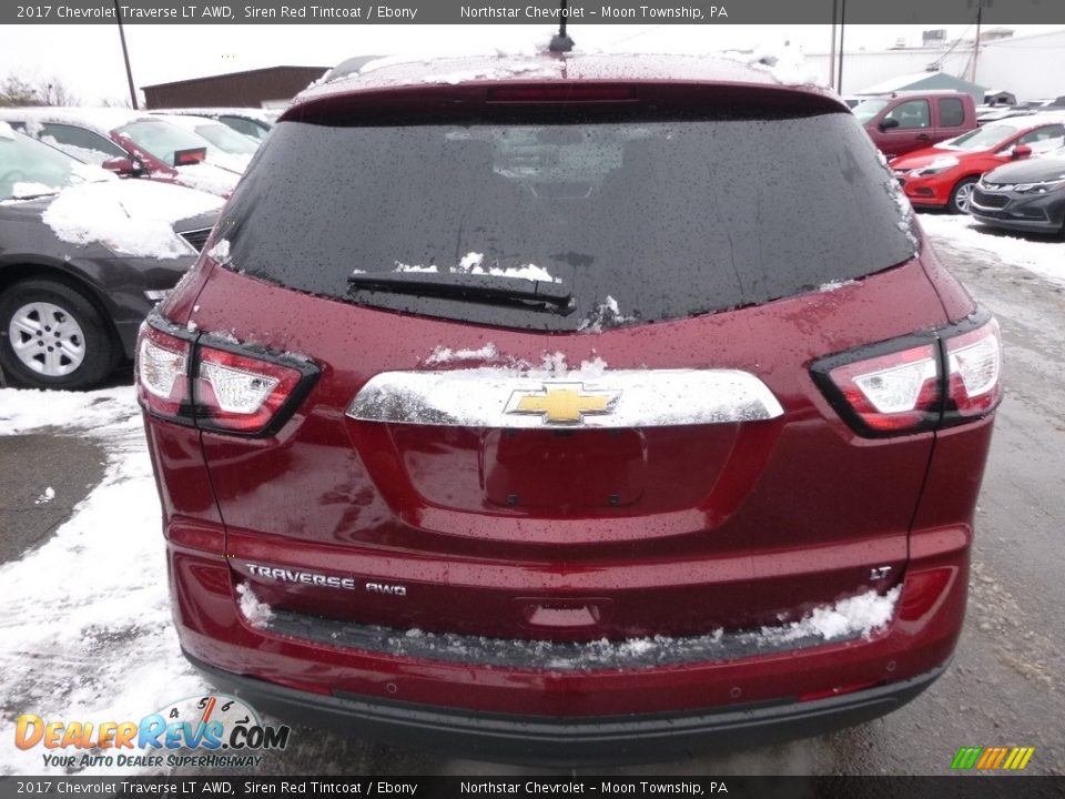 2017 Chevrolet Traverse LT AWD Siren Red Tintcoat / Ebony Photo #6