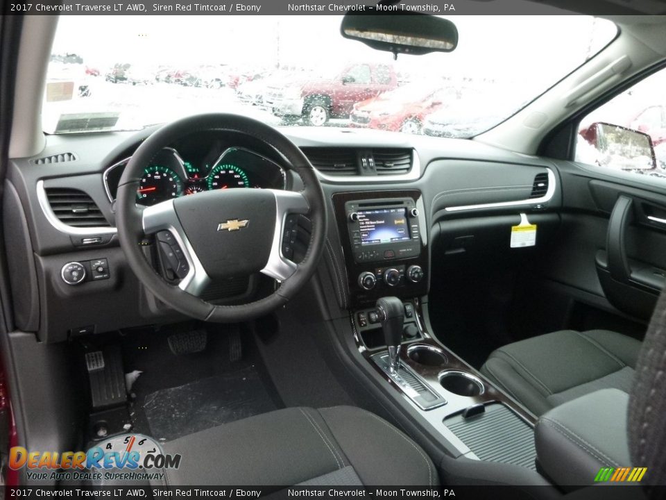 2017 Chevrolet Traverse LT AWD Siren Red Tintcoat / Ebony Photo #13
