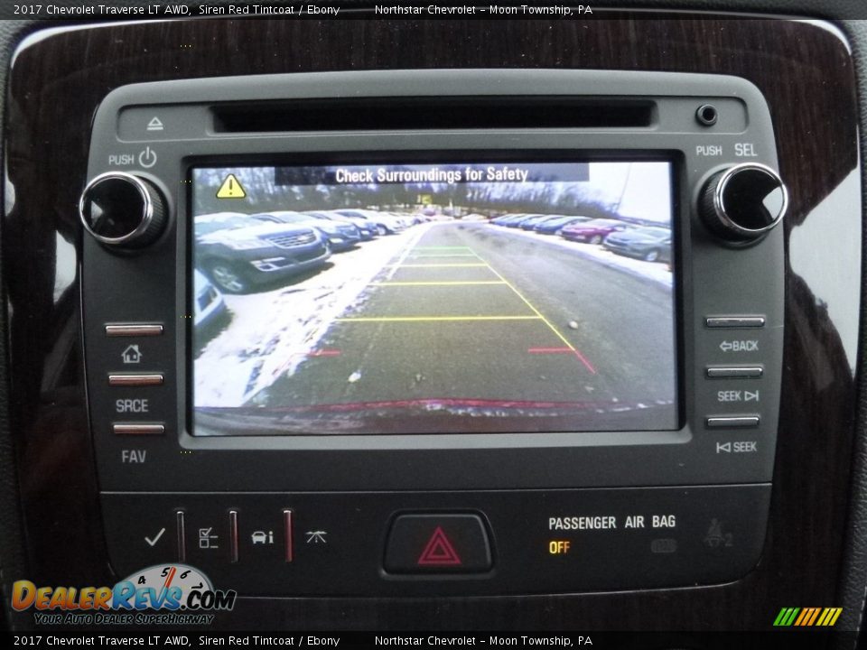 2017 Chevrolet Traverse LT AWD Siren Red Tintcoat / Ebony Photo #18