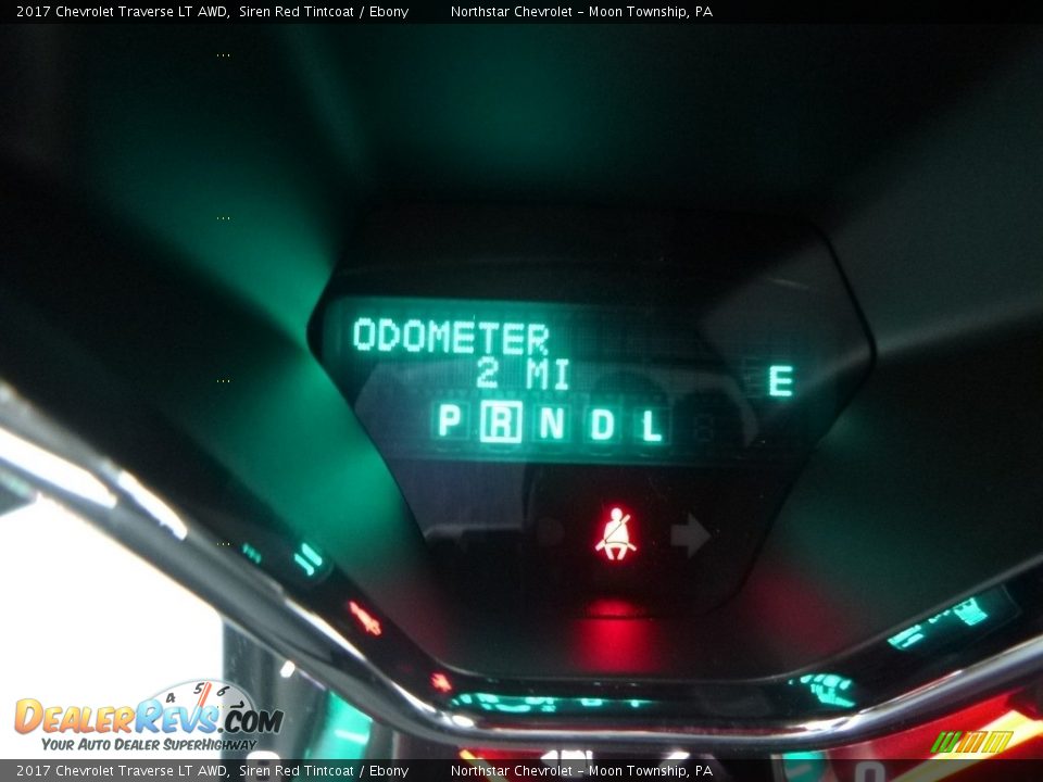 2017 Chevrolet Traverse LT AWD Siren Red Tintcoat / Ebony Photo #20