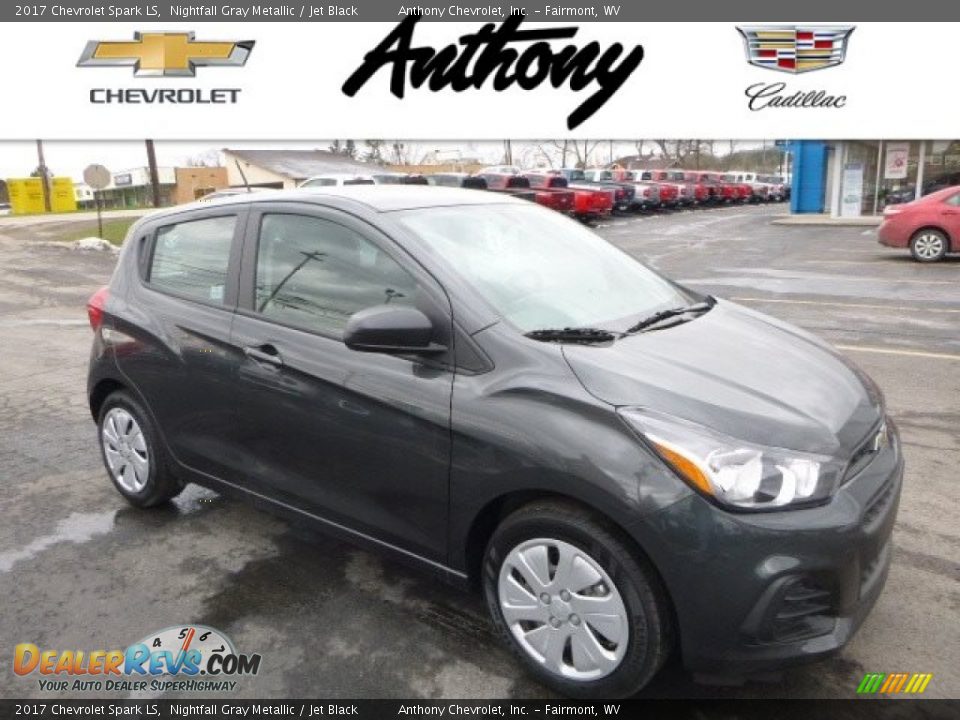 2017 Chevrolet Spark LS Nightfall Gray Metallic / Jet Black Photo #1