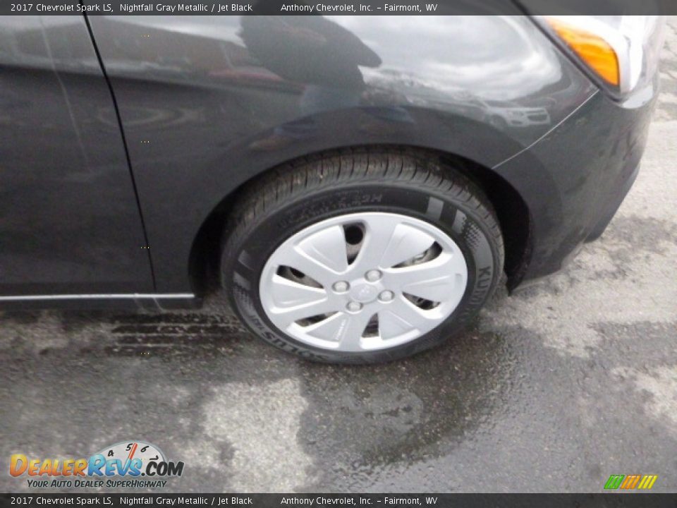 2017 Chevrolet Spark LS Nightfall Gray Metallic / Jet Black Photo #2