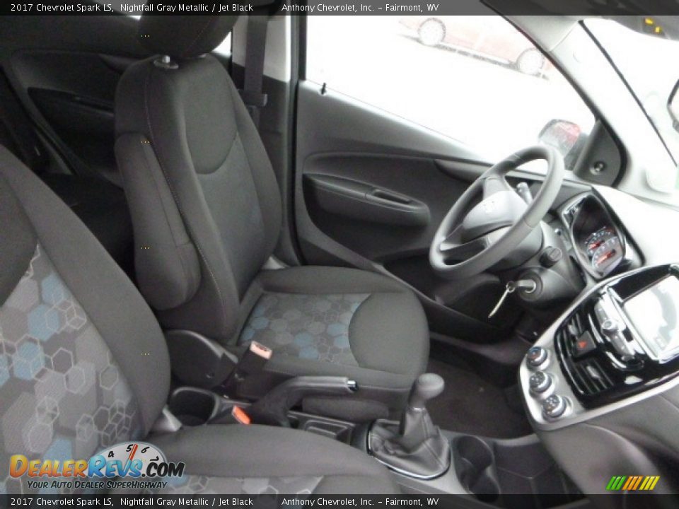 2017 Chevrolet Spark LS Nightfall Gray Metallic / Jet Black Photo #3