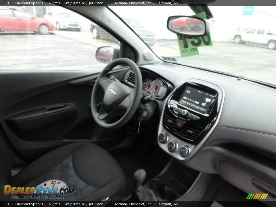 2017 Chevrolet Spark LS Nightfall Gray Metallic / Jet Black Photo #4