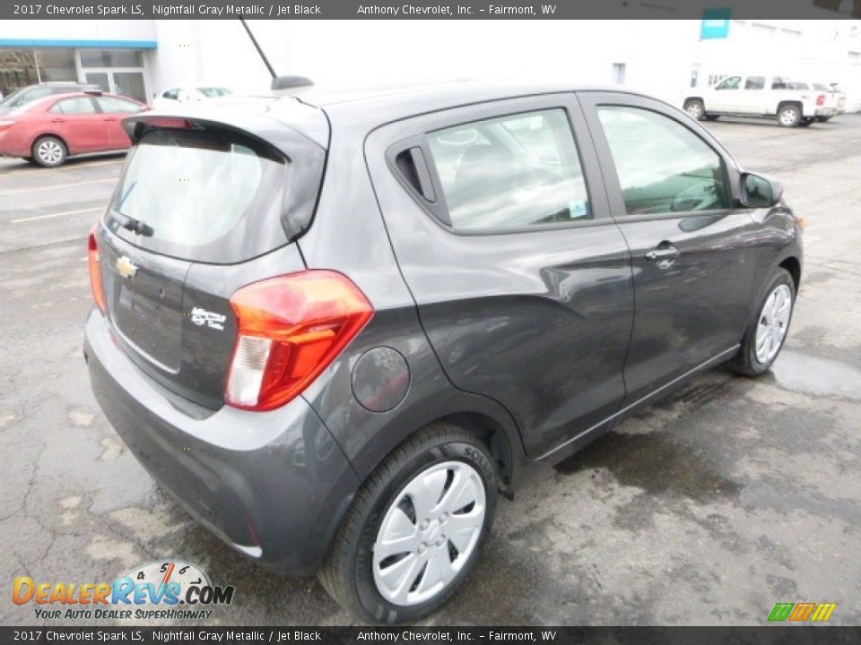 2017 Chevrolet Spark LS Nightfall Gray Metallic / Jet Black Photo #7