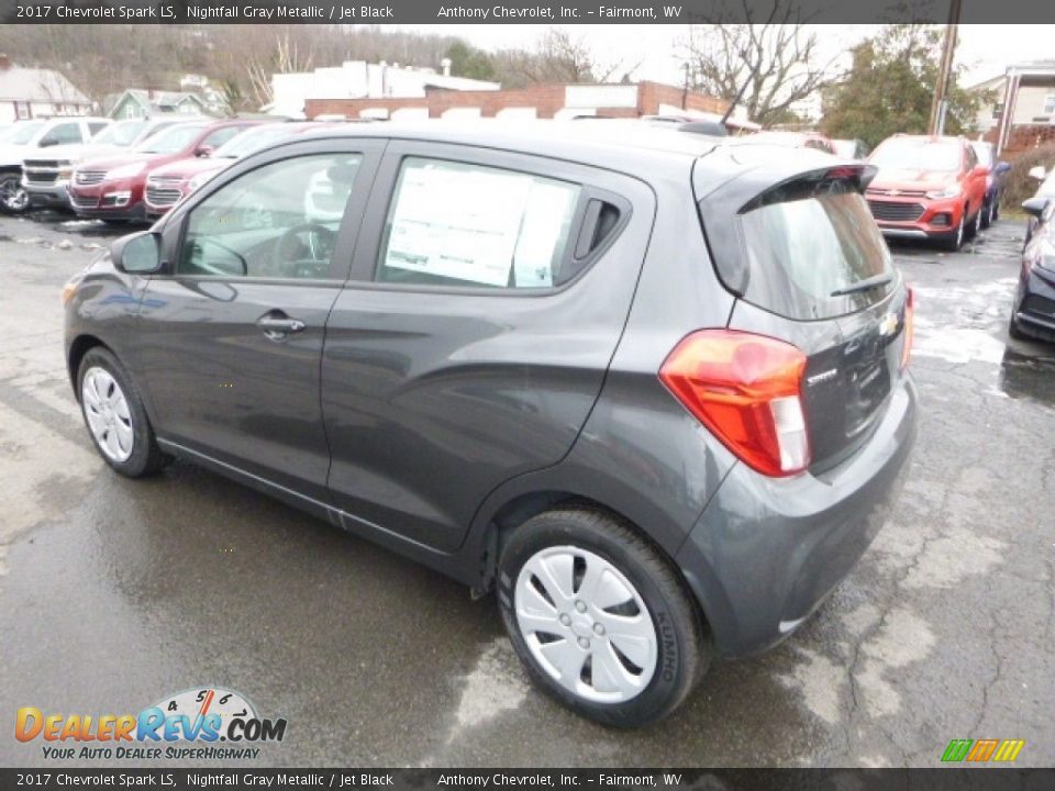 2017 Chevrolet Spark LS Nightfall Gray Metallic / Jet Black Photo #9