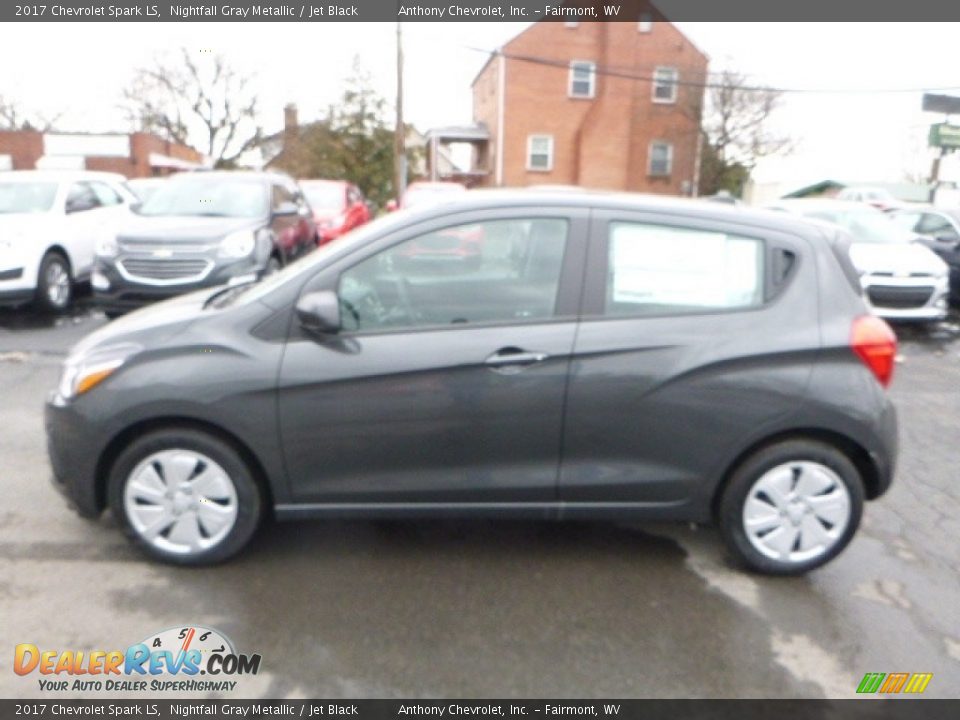 2017 Chevrolet Spark LS Nightfall Gray Metallic / Jet Black Photo #10
