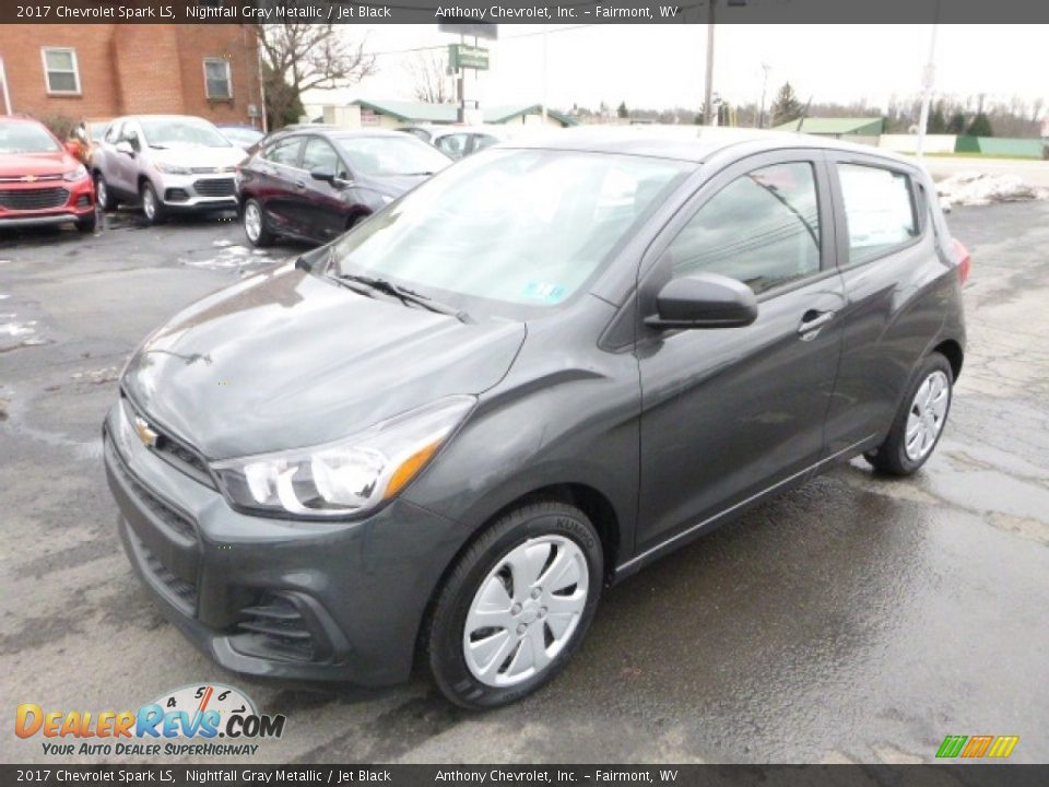 2017 Chevrolet Spark LS Nightfall Gray Metallic / Jet Black Photo #11