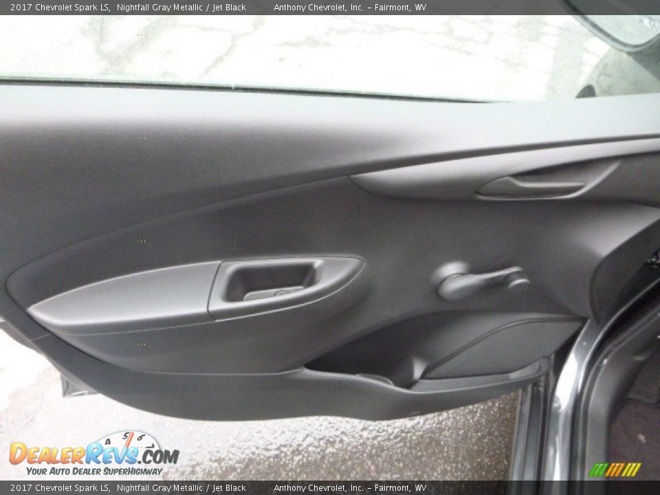 2017 Chevrolet Spark LS Nightfall Gray Metallic / Jet Black Photo #14